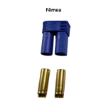 CONECTOR PLUG EC5 FÊMEA COMPATÍVEL COM O PLUG ARRMA IC5 FLM FEC5